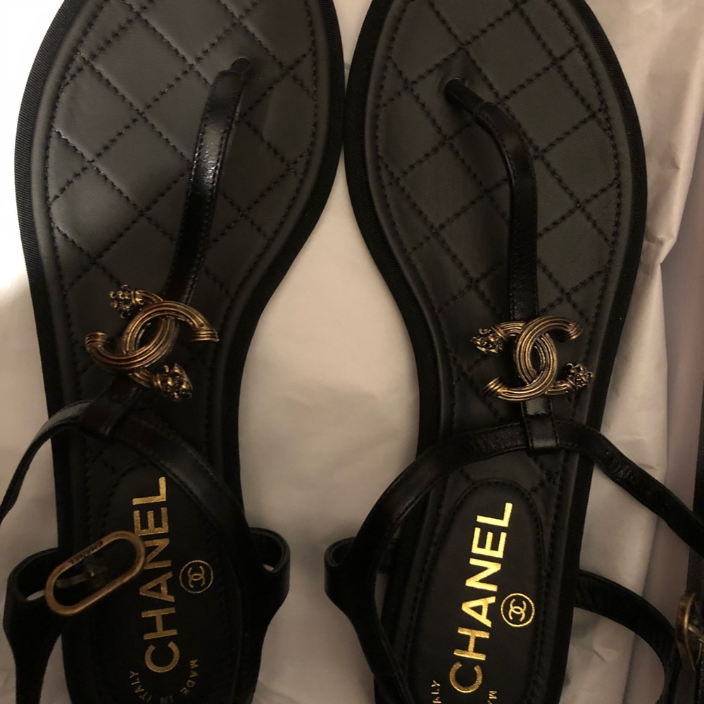 Brand new authentic Chanel size 38 sandal